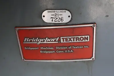 1980 BRIDGEPORT TEXTRON Series II Special Manual Milling | MD Equipment Services LLC (16)