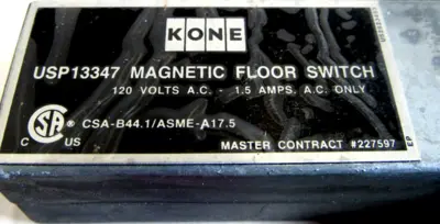 NEW KONE P-13347 MAGNETIC FLOOR SWITCH 120V USP13347