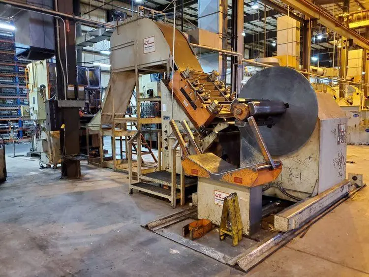 Used COE 15,000 LB X 30" X .250" SERVO FEED LINE Coil Feed Lines | D & D Industries #438079