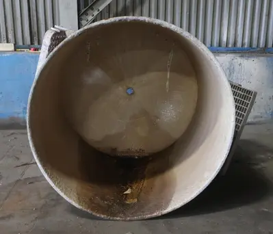 SPC8796  Tank 375 gallon vertical tank, CS, conical