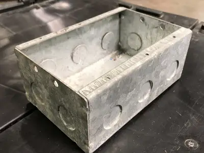 5.5x4" High Voltage Pre-Ganged Masonry Box