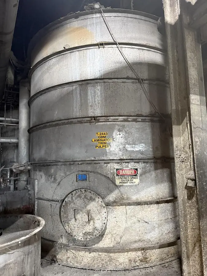 USED TANK STAINLESS STEEL
