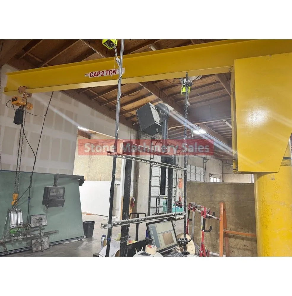 2024 2 Ton Jib Crane 22' Reach w/ Hoist