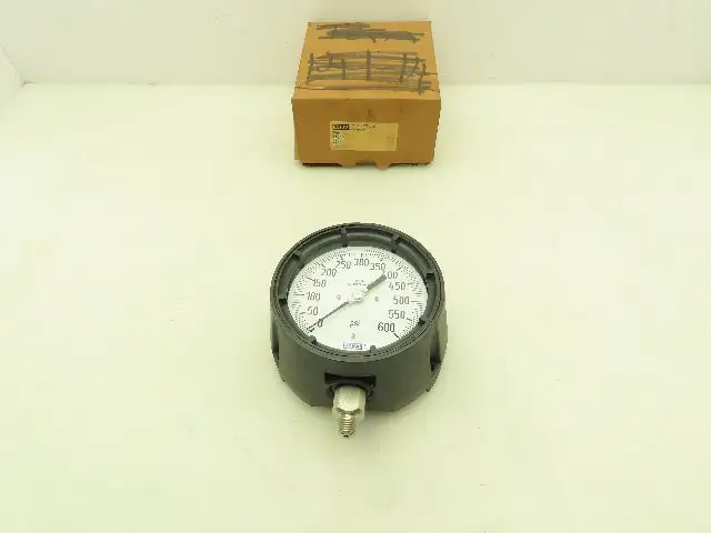 Wika Instrument 9834630 Pressure Gauge 4.5" 1/4" NPT 600PSI