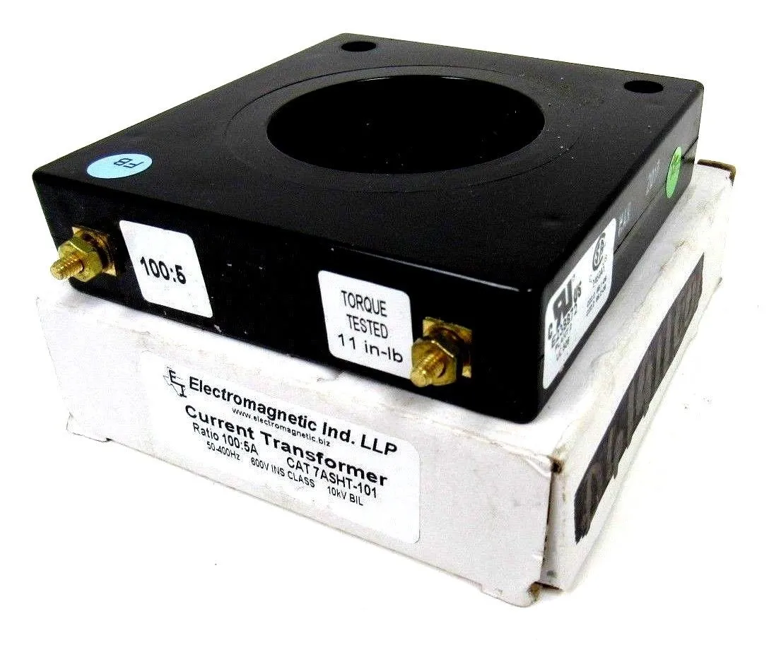 NEW ELECTROMAGETIC 7ASHT-101 CURRNET TRANSFORMER 7ASHT101 RATIO 100:5A