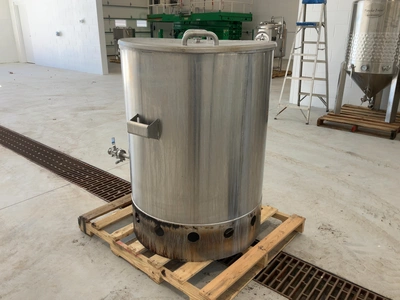 Used PSYCHO BREW DIRECT-FLAME BREW KETTLE/ MASH TUN 3.5BBL Cooking Kettles Michigan US | Miedema Asset Management Group #1580148