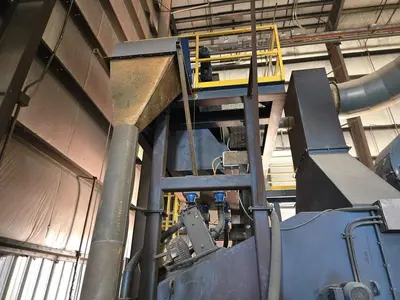 Used 2008 BLASTEC 10' PLATE Roller Conveyor Shot Blaster Pennsylvania US | Shot Blasting Equipment #1541094