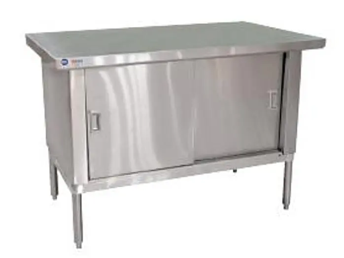 30" x 60" Stainless Work Table Cabinet  without Backsplash