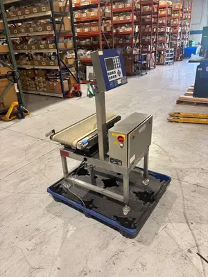 Used Garvens High Speed Scale Check Weigher System Checkweighers - Belt Michigan US | Maverick Industrial Sales #1396031