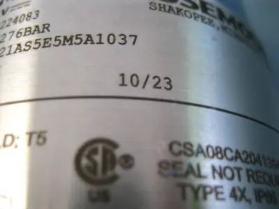 NEW Rosemount 2051 TG 4A 2B21AS5E5M5A1037