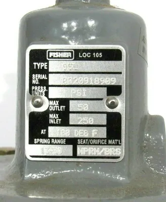 NEW FISHER 95L-1725-44407 PRESSURE REGULATOR TYPE 95L 95L172544407