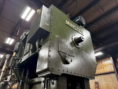 150 TON MINSTER E2-150-42-30 HEVI-STAMPER STRAIGHT SIDE PRESS: YOBRO #23911