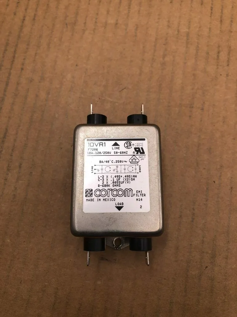 Corcom 10VR1 EMI Filter 10A 120/250V 50/60Hz