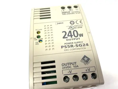 Used IDEC Power Supply DIN Rail Mount 240W 24VDC DIN Rail Power Supplies Michigan US | Maverick Industrial Sales #1396197