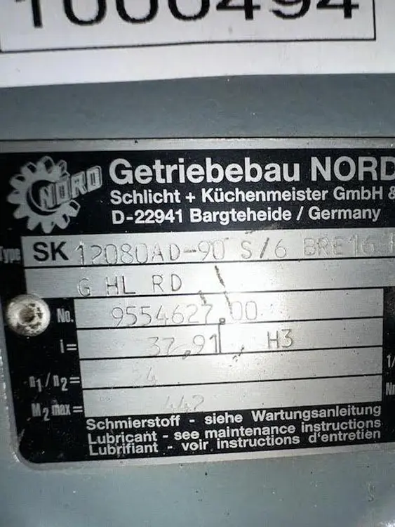 Used NORD 12080AD-90 Gearboxes | Surplus Asset Holdings #1203816