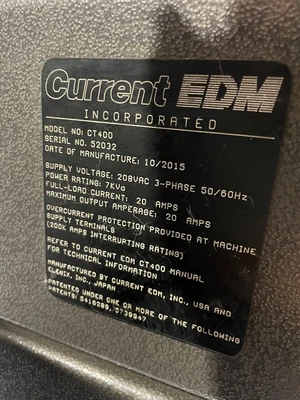 USED CURRENT CT400
