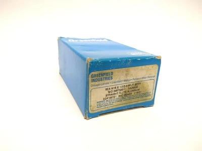 NEW GREENFIELD INDUSTRIES M16 X 1.0 D-5 BOTTOMING TAP TIN/MAXI ALUMINUM STRAIGHT 6 FLUTE