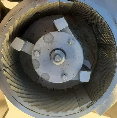 Mill, Hammer, Grinder, S/st, 6.25" Dia, CFM, 3 HP #S743819