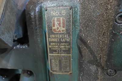 JONES & LAMSON #5 Turret Lathes (Ram & Saddle) | Elevation Machine (2)