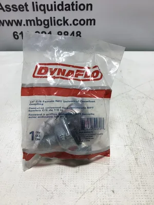 Dynaflo 1/4″ C/S Female NPT Universal Crowfoot Coupling; 0400572 -NOS