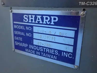 Used 2006 SHARP INDUSTRIES LMV50/DVS Vertical Mills Ohio US | HGR 24 #885614