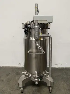 USED APPLIKON 250 LITER JACKETED REACTOR W/ AGITATOR