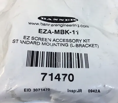 BANNER EZA-MBK-11 / 71470 STANDARD MOUNTING (L-BRACKET) 6D