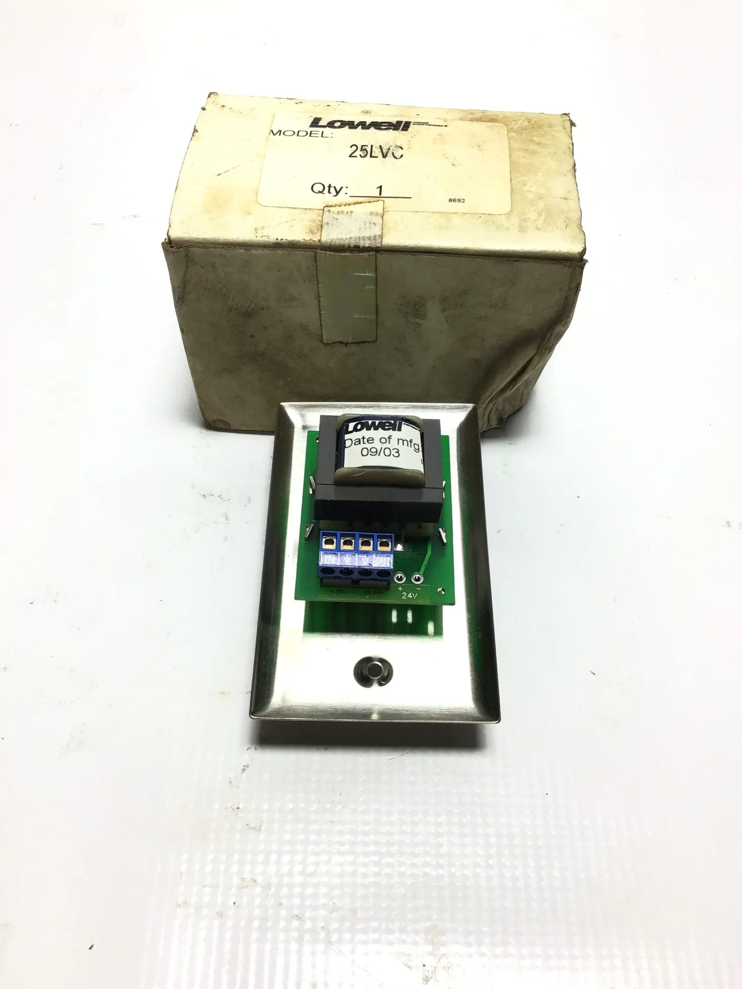 Lowell 100836/E210920 Attenuator 25 Watts 70V