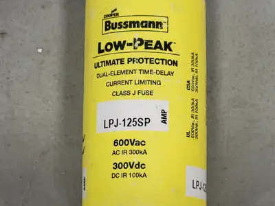 USED BUSSMANN LPJ-125SP
