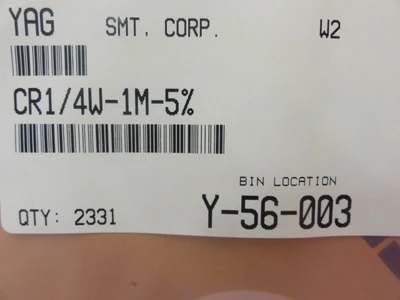 NEW YAGEO CR1/4W-1M-5%
