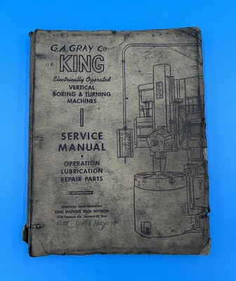 KING 30", 36", 46", 56", 66", 76" Machine Manuals | T.R. Wigglesworth Machinery Co. (1)