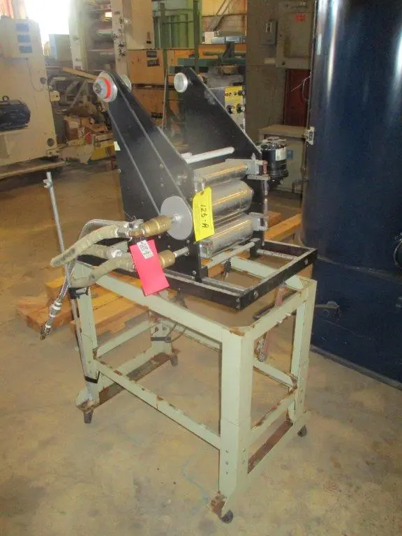 Pull Roll Stand (2) 54" x 8" Dia. Rubber Covered Rolls