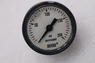 Wika 113.13.040 200 PSI 2. Tig kPa Pressure Gauge Liquid Filled STOCK H886A