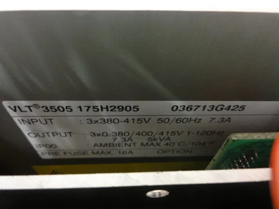 USED DANFOSS 3505