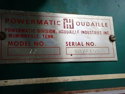 USED POWERMATIC 72
