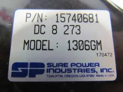 Sure Power 1306GM 15740681 Electric Module