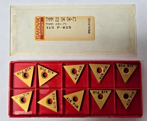SANDVIK Coromant TNMM 431-71 415 P-K15 22 04 04-71 Lathe Mill 10 Carbide Inserts