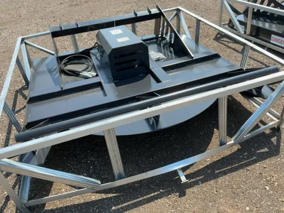 New JCT 72” Brush Mower Skid Steer Attachment, hydraulic driven with hoses and quick coupler fitting...
