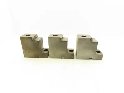 Hard Lathe 2-Step Smooth Chuck Jaws 50x100mm  Set of 3