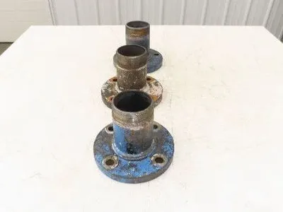 Weldbend 3" Butt Weld Flange x 3" NPT Pipe Nipple 6"Height #150  Lot of 3