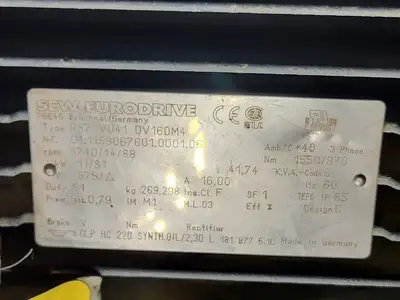 USED SEW-EURODRIVE R87VU41DV160M4