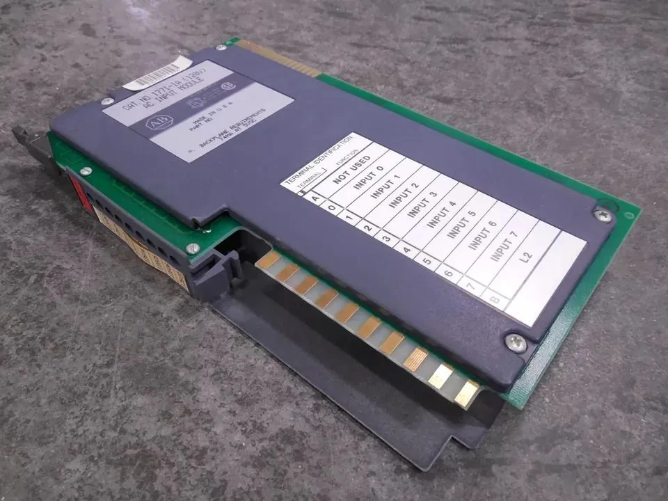 Allen Bradley 1771-IA 120V AC Input Module w/o Terminal Block Used