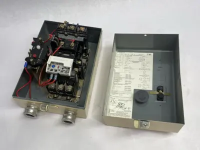 USED ALLEN-BRADLEY SER. B FULL-VOLTAGE MAGNETIC MOTOR CONTROLLER 3-PH