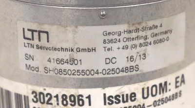 NEW LTN SH0850255004-025048BS ENCODER DC 16/13