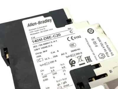 USED ALLEN-BRADLEY SER. C MOTOR PROTECTION CIRCUIT BREAKER