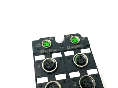 USED BECKHOFF ETHERCAT 8-CHANNEL DIGITAL OUTPUT LINK EXTENSION BOX