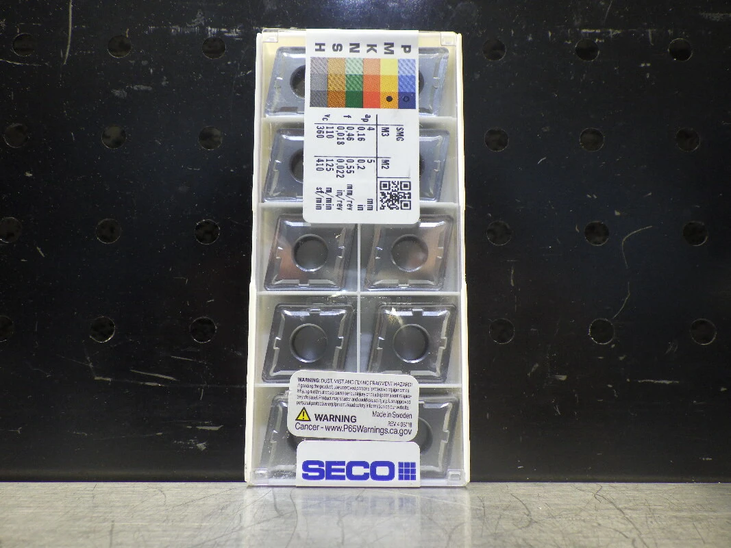 SECO Carbide Inserts QTY10 CNMG190616-M5 TM2501 (LOC1434A)