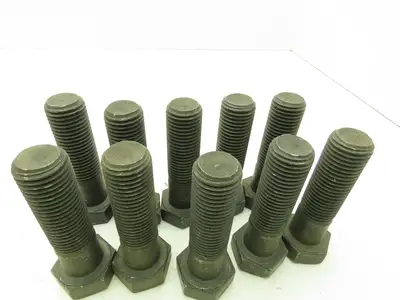 JH M24-3.0 X 100mm Hex Cap Screws Part Thread 8.8 Hardened Steel Bolt Lot of 10