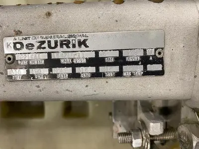 USED DEZURIK, VELAN, EC SIZE 6"