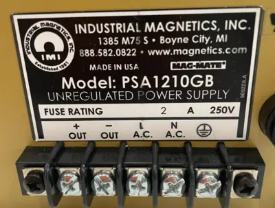 NEW ACOPIAN INDUSTRIAL MAGNETICS PSA1210GB UNREGUATED POWER SUPPLY